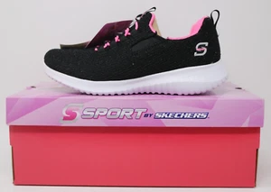 S Sport Skechers ADA Slip-On Sneakers Girls Sneakers Black Size 13 New w/ Box - Picture 1 of 13