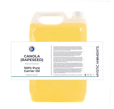 Mystic Moments | Canola (Rapeseed) Carrier Oil - 100% Pure - 5 Litres