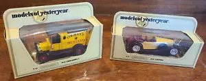2 Matchbox Models of Yesteryear - 1938 Lagonda & 1912 Ford Model T -England 1978 - Picture 1 of 9
