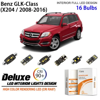 Kit de luces LED interiores para Mercedes Benz Clase GLK X204 Bombillas LED blancas Foto 1 de 4