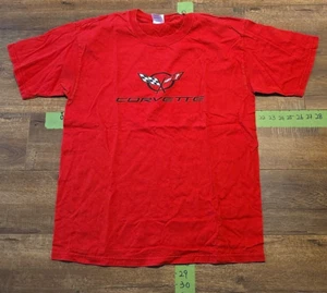 T-shirt grafica GM CORVETTE taglia grande rossa - Foto 1 di 4
