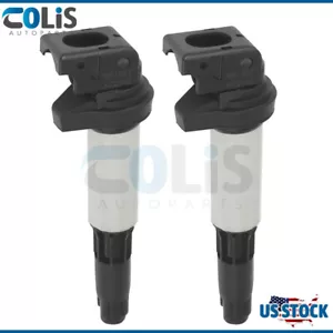 2 Ignition Coils For BMW X5 3.0L 4.4L 4.8L 2003-2009 X3 2.5L 3.0L 2004-2006 - Picture 1 of 12