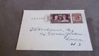 1937 Gb Prepaid Cover With Coronation Stamp Added