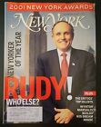 New York Magazine December 24-31 2001 Rudy Giuliani B38:1422