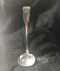 SCHOTTISCH VIKTORIANISCH Sterlingsilber Soßenkelle von SW, Edinburgh um 1854 - Bild 1 von 8