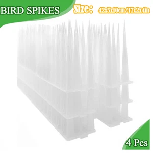 1.6m Bird Spikes For Pigeon Deterrent Decoys Wall Fence Cat Humane Anti Climb - Picture 1 of 8