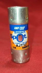 Ferraz Shawmut AJT12, 12A Cylindrical Time Delay Melamine Fuse - Picture 1 of 1