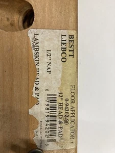 APPLICATOR, FLOOR LAMBSKIN 12" BESTT LIEBCO 0-94202-90 - Picture 1 of 2