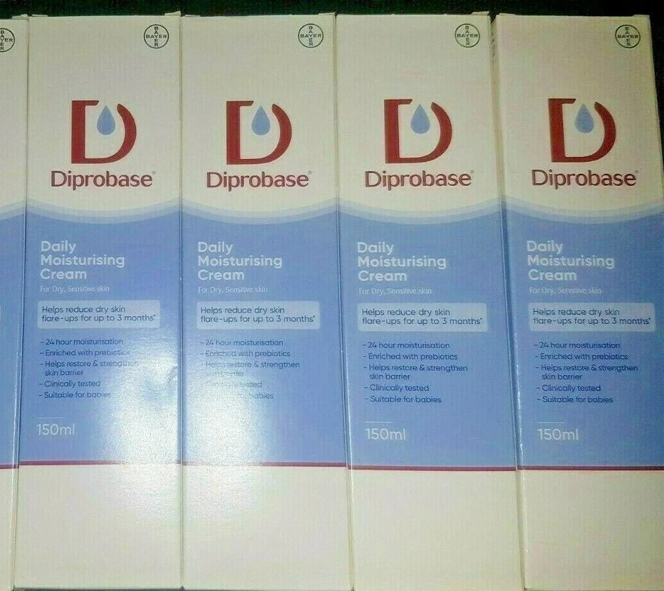 BAYER DIPROBASE DAILY MOISTURISING CREAM X4 PCS - Bargain Price