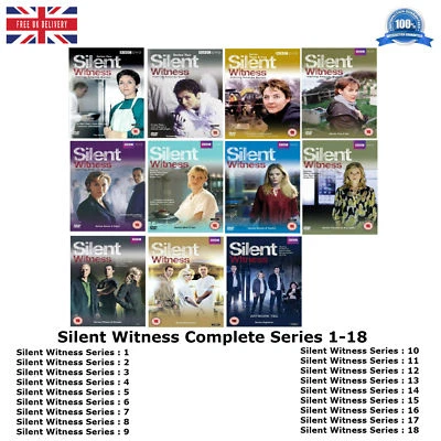 Silent Witness BBC Complete Collection 1-18 + Extras Original Sealed UK DVD - Image 1 of 4