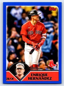 Tarjeta de béisbol 2023 Topps Archives #264 de Enrique Hernández de los Medias Rojas de Boston - Imagen 1 de 2