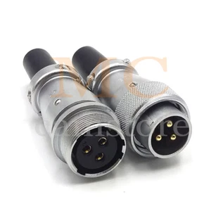 WEIPU WS20 3pin Docking Connector AC DC LED Industrial Equipment Bulkhead Plug - Picture 1 of 11