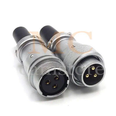 WEIPU WS20 3pin Docking Connector AC DC LED Industrial Equipment Bulkhead Plug - Image 1 of 4