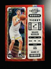 Walker Kessler 2022-23 Contenders Optic Asia Tmall Rookie Ticket Red Wave RC #1