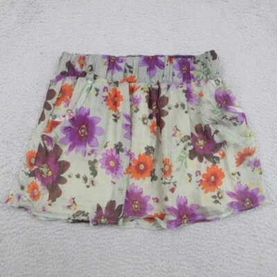 Falda Stoosh Mujer L Gris Floral Hada Fairycore Etérica Femenina Ligera Foto 1 de 4