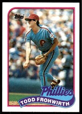 1989 Topps Todd Frohwirth Philadelphia Phillies #542
