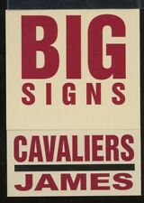 2003-04 Fleer BIG Signs #7 LeBron James Cavaliers RC Rookie