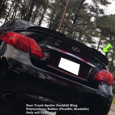 Alerón trasero de maletero Kmh 284FC para sedán Infiniti M25 M37 2011~2017 Foto 1 de 4