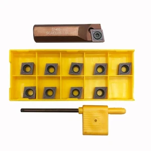 Portaherramientas de torneado S14X-SCACL09-L55 + CCMT09T304 32,51 inserto de torneado de carburo CNC - Imagen 1 de 9