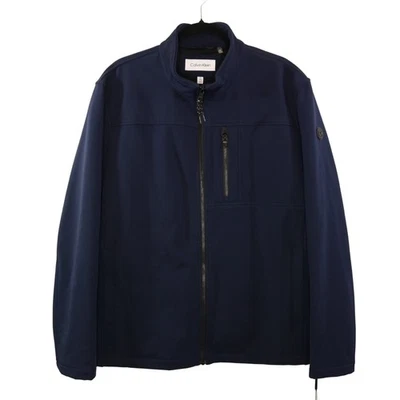 Chaqueta Calvin Klein Infinite Stretch Soft Shell Azul Marino Para Hombre TALLA XL Foto 1 de 4