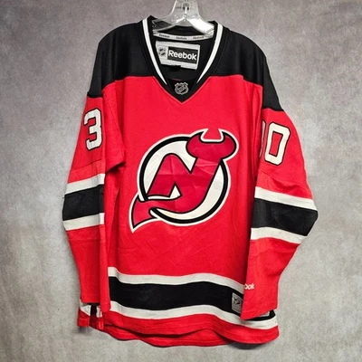 Camiseta deportiva de hockey Reebok NHL 2013 New Jersey Devils Martin Brodeur 30 roja para hombre L Foto 1 de 4