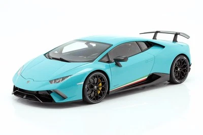 New AUTOART LAMBORGHINI HURACAN LP640-4 2017 1:12 Model Car BLUE 12077 KidBX - Image 1 of 4