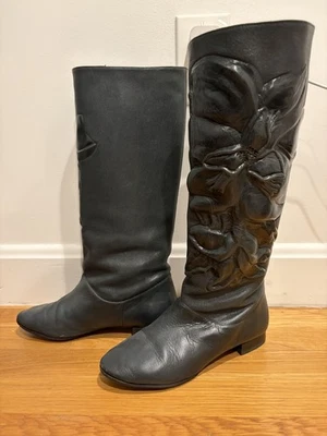 Botas Maloles Únicas Diseño Orquídea Gris 36.5 Excelente Estado Foto 1 de 4