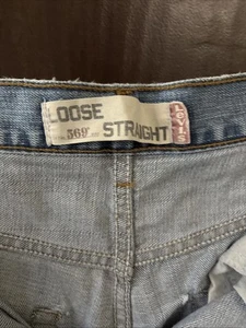 Levis 569 Jeans Herren 33 x 30 (gemessen) Loose Straight Denim Grunge Q194 ~ Vintage - Bild 1 von 16