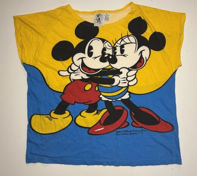 80s VTG Mickey Minnie JG Hook Walt Disney Collectors Series #g Women M Shirt Top - Image 1 of 4