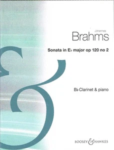 Johannes Brahmns Sonata in Eb major op 120. No 2 for Clarinet and Piano (48008.. - Picture 1 of 1