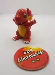 Vintage TOMY Pokemon CHARMANDER Figure CGTSJ Nintendo Toy Collectible With Coin - Picture 1 of 2