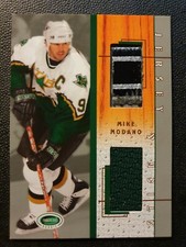 2003-04 Parkhurst Rookie Stick and Jersey SJ18 Mike Modano #ed/80