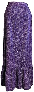 Maxi Falda de Colección Bobbie Brooks Púrpura Floral XS - Imagen 1 de 4