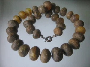 Rohbernstein-Heilbernstein Kette als Barokkugel Massiv - Bild 1 von 4