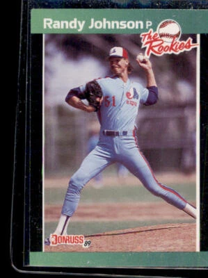 1989 Donruss Rookies #43 Randy Johnson UER (ref 226829) - Image 1 of 2