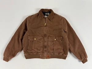 CARHARTT WIP STANTON JACKET CHOCOLATE STONE WASHED L NWT SOLD OUT - Picture 1 of 21