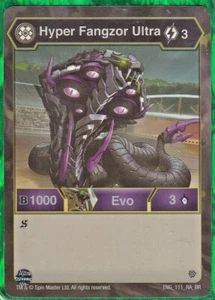 1 x Bakugan Resurgence Hyper Fangzor Ultra Evo Card - ENG 111 RA BR New - Picture 1 of 1