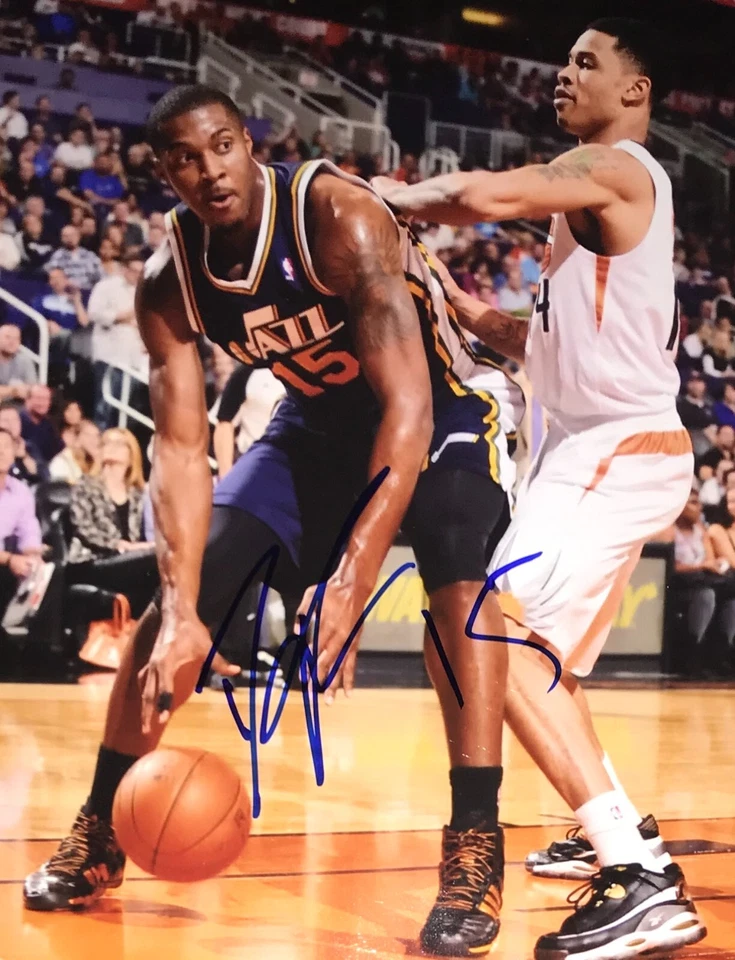 Foto autografiada 8x10 firmada por Derrick Favors Utah Jazz con certificado de autenticidad N2 Foto 1 de 1