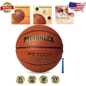 Baloncesto interior/exterior 29,5" - Cuero compuesto duradero con control de agarre - Imagen 1 de 8