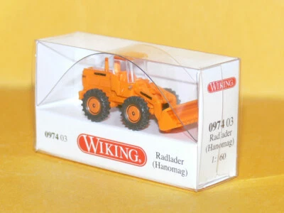 Wiking - Hanomag Radlader - orange - 1/160 - Nr. 097403 - NH 02/23 - Neu&Ovp - - Bild 1 von 2