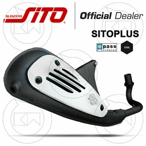 MARMITTA SCARICO SITO PLUS 0265 OMOLOGATA per PIAGGIO VESPA 125 ET4 1997-2002 - Imagen 1 de 3