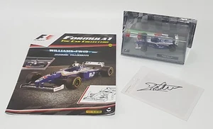 Jacques Villeneuve Hand Signed Card + Magazine & 1:43 Scale Model Car - Picture 1 of 5