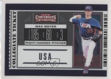 2019 Panini Elite Extra Edition USA Collegiate National Team Tickets Max Meyer
