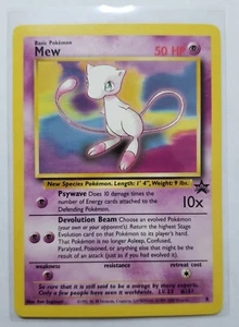 MEW Pokémonkarte, schwarzer Stern Promo-Karte #8 - Bild 1 von 2