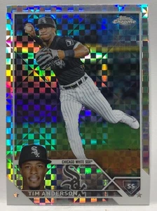 TIM ANDERSON - 2023 Topps Chrome #211 - XFRACTOR PARALLEL - CHICAGO WHITE SOX - Picture 1 of 2