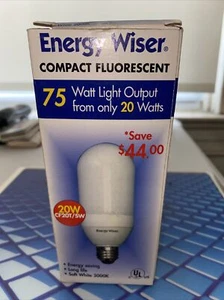 BulBrite CF20T/SW 20 Watts Energy Wiser Compact Fluorescent New Soft White 3000K - Picture 1 of 7