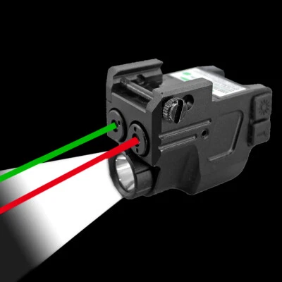Red Green Laser Sight Flashlight Combo Rechargeable for Taurus G2C Taurus G19/17 - Image 1 of 4