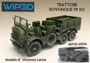 Trattore Dovunque TP 50, modello in resina. Scala 1/35 – N° rif. 35066 WIP3D - Foto 1 di 4