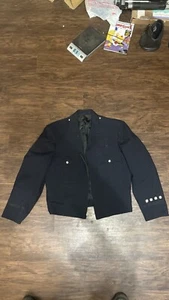 Schneiders Wool The Hub Jacket Size 42 Navy Blue Fire department FD Vintage - Picture 1 of 6
