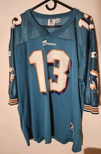 Camiseta De Colección Starter NFL Dan Marino Miami Dolphins EE. UU. Verde Talla 54 2XL 90’s - Imagen 1 de 9